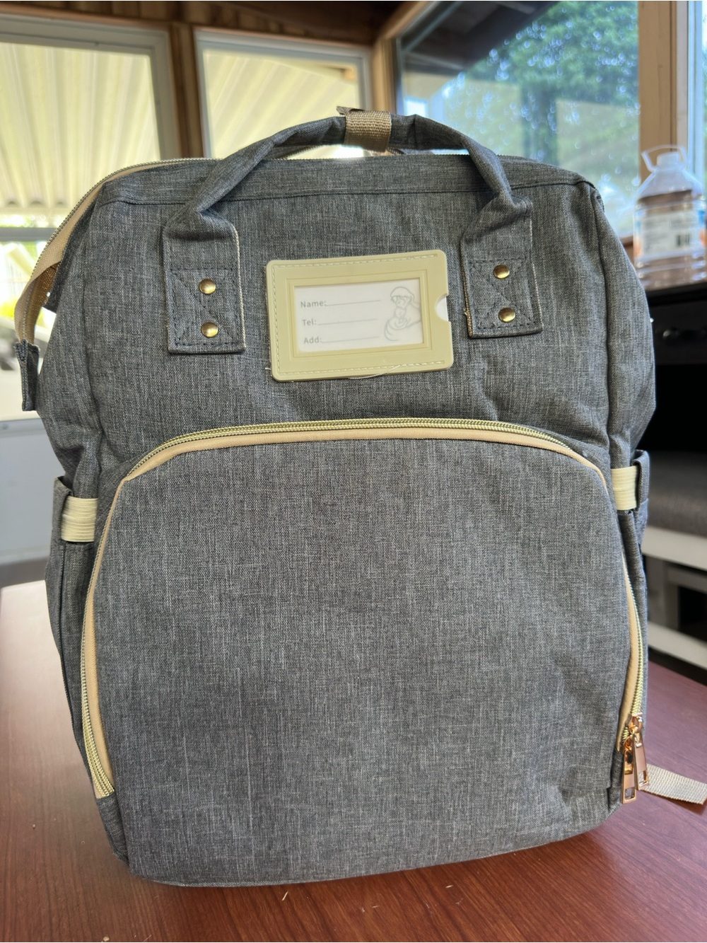 Multi-functional Diaper Backpack with Changing Station & USB Port